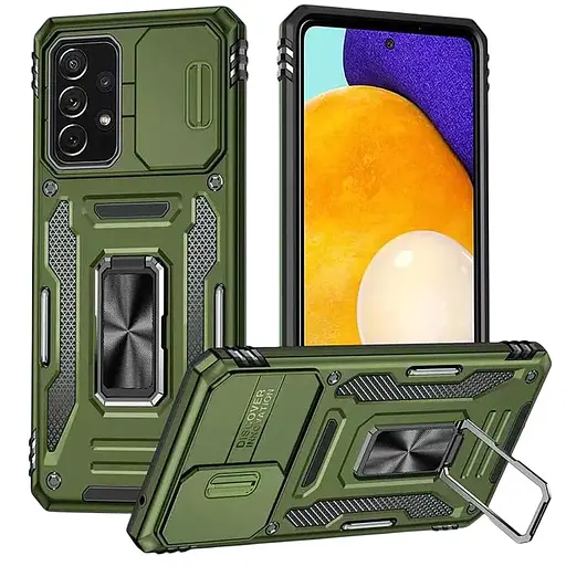 Ударостійкий чохол Camshield Army Ring для Samsung Galaxy A53 5G Оливковий / Army Green