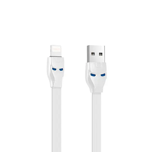 USB Cable Hoco U14 Iron Man iPhone 6 White 1.2 м - фото 1