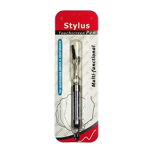 Стилус-брелок ємнісний, із синіми кристалами - фото 3