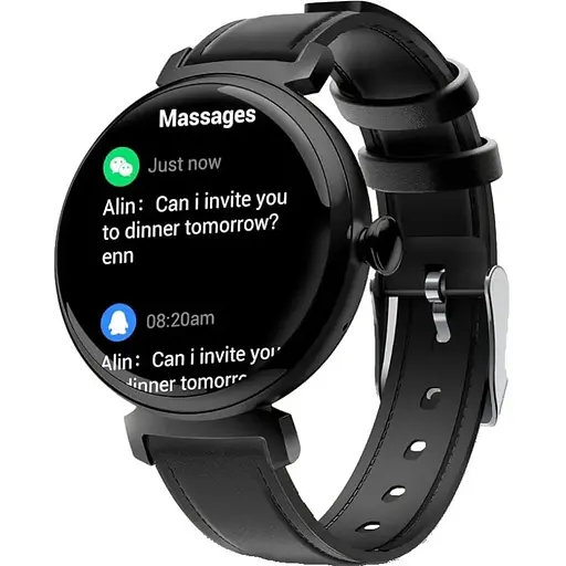Годинник Oukitel BT30 Black with black and green belt - фото 2