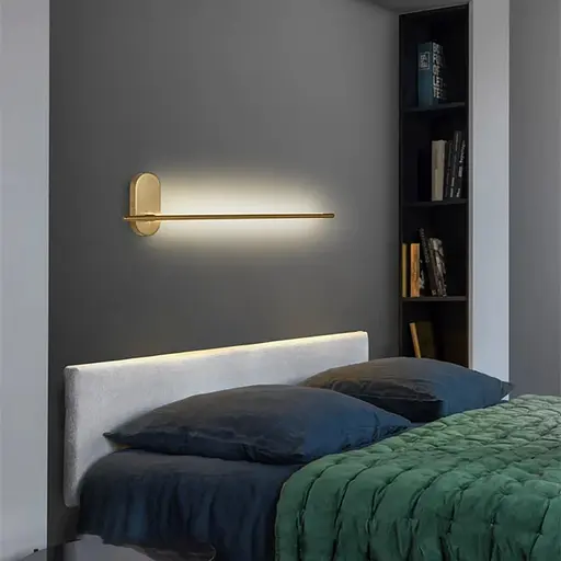 Современное линейное бра в латунном корпусе 120 см Line F Арт. WB26/1200 AB - фото 6