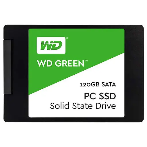 Накопичувач SSD Western Digital Sata 2.5" 120GB TLC GREEN WDS120G2G0A WDC (WDS120G2G0A) Б/в - фото 1