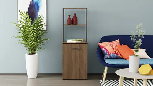 Стол-тумба трансформер Смарт 4/1 с этажеркой Ferrum-decor 1430x1450x500 Черный металл ДСП Дуб Сонома Трюфель 16 мм (FRD-105127) - фото 10