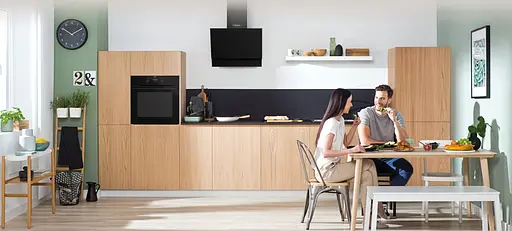 Вытяжка Hansa наклонная 60 см 366 м3/ч черная - фото 2