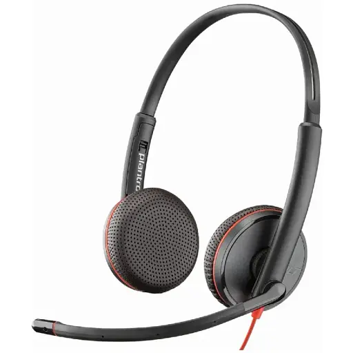 Компьютерная гарнитура Poly On-ear Blackwire 3225 HS USB-A 3.5 мм всенаправленная черная - фото 4