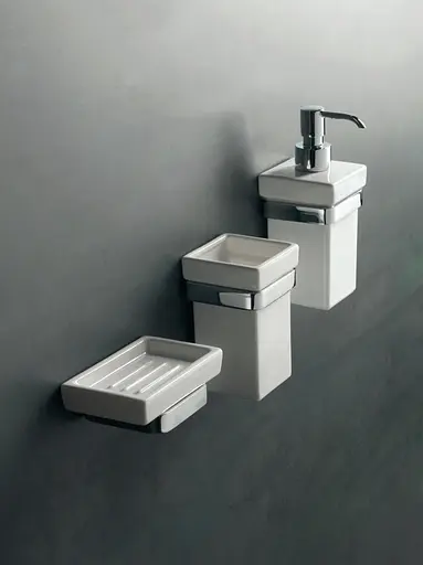 Дозатор для рідкого мила Stilhaus Mizar Mz3008, Білий - фото 2