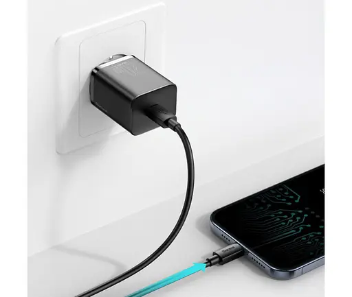Зарядное устройство для Baseus 20W Super Si USB-C (TZCCSUP-B01) черный - фото 5