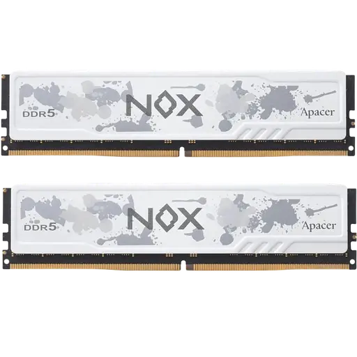 Оперативная память Apacer 32GB (2x16GB) DDR5 6000MHz NOX White (AH5U32G60C622MWAA-2) - фото 1
