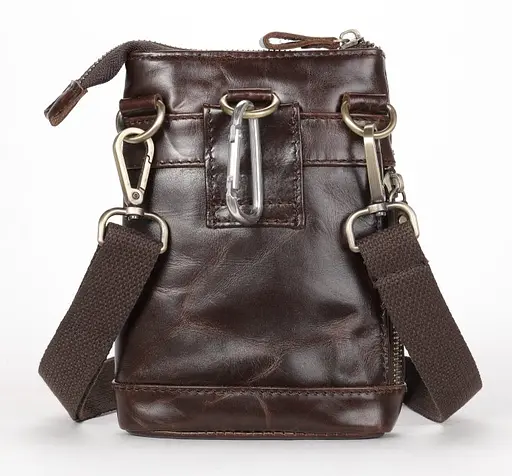 Чоловіча шкіряна сумка Vintage 12,5х17х4 см sum0012924 - фото 3