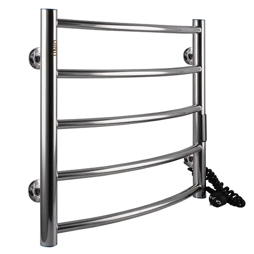 Электрический полотенцесушитель Unio LD ЕU 500-500-5 Лесенка Дуга, Хром, Правое, Электронный - фото 2