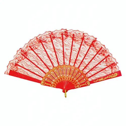 Віяло Кармен гіпюрове - фото 1