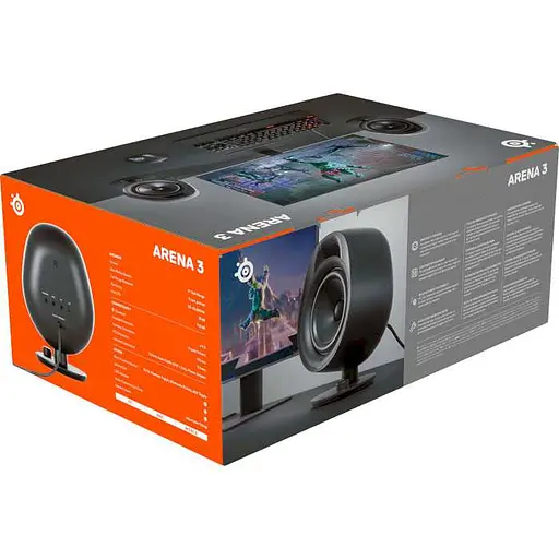 Акустическая система SteelSeries 2.0 Arena 3 Black (61536) - фото 4
