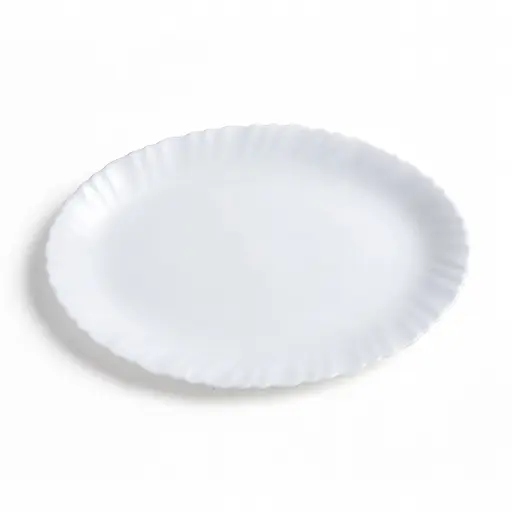 Блюдо овальне Luminarc Feston біле склокераміка 33 см (Q0891) - фото 1