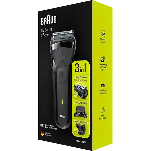 Электробритва Braun Series 3 300BT Black/Black - фото 6