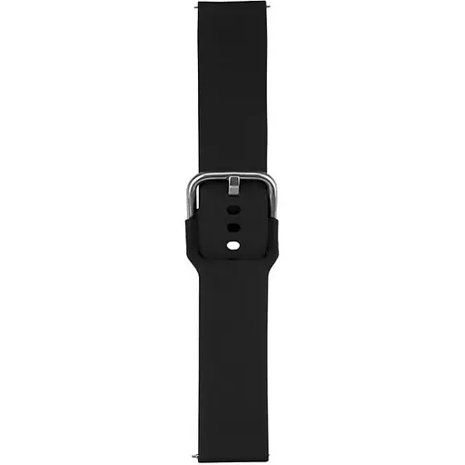 Ремешок DK CDK для Garmin Forerunner 255 / 255 Music "L" 22mm Silicone Sport Band Classic (011018) (black) - фото 4
