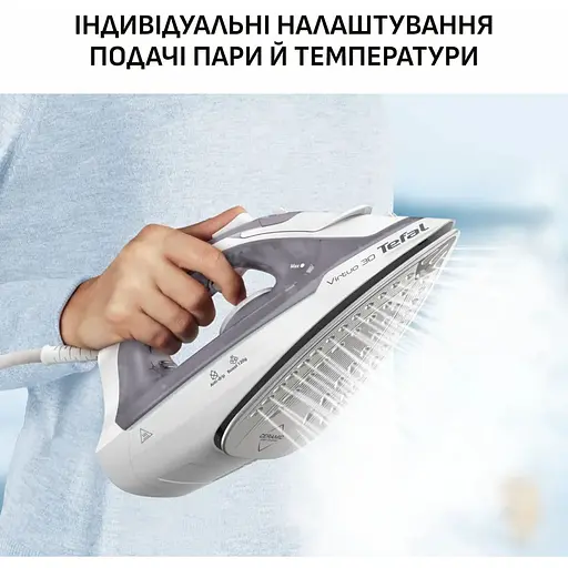 Праска Tefal Virtuo 30, 2000 Вт сіро-фіолетова (FV2C43E0) - фото 10