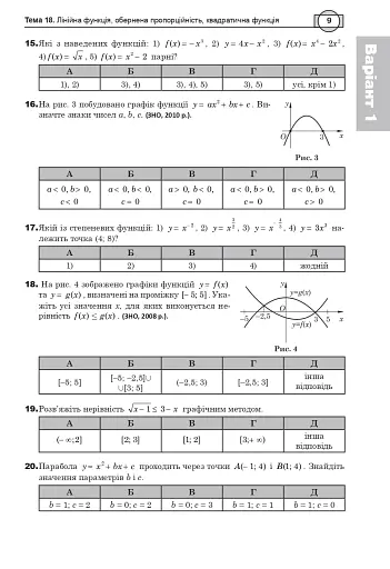 Математика. НМТ. Комплексне видання. Частина ІІ. Алгебра і початки аналізу. ЗНО і НМТ. 2026 - фото 8