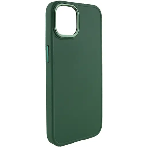 Чохол Epik TPU Bonbon Metal Style для Apple iPhone 14 Plus 6.7 Зелений/Pine green