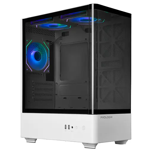 Корпус Prologix Lumi GM-01AW Glass White - фото 1
