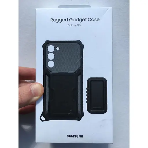 Оригинальный противоударный чехол Samsung для Galaxy S23 Plus (6.6") Rugged Gadget Case EF-RS916CBEGRU Titan - фото 5