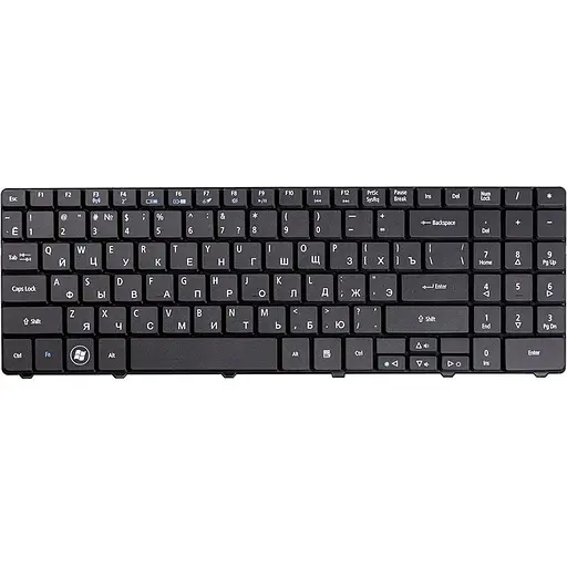 Клавиатура для ноутбука ACER Aspire 5516, eMachines E525 черный, без фрейма