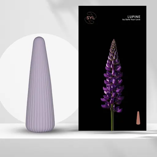 Вибратор SYL Lupine компактный проводник в мир удовольствия Lilac - фото 3