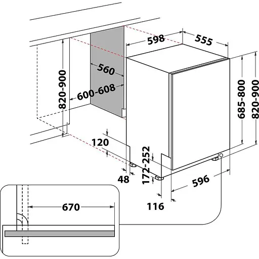 Посудомоечная машина Whirlpool WIC3C34PFES - фото 10
