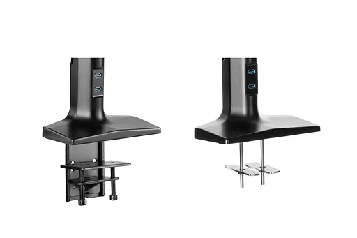 Кронштейн настільний для монітора 17-43 дюйми, 2xUSB 3.0 2E 1MCBUSB - фото 3