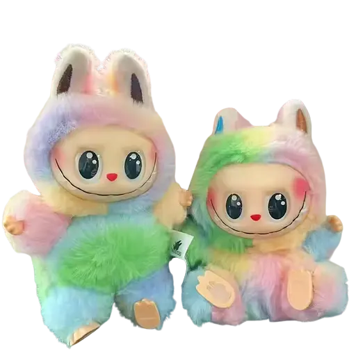 Мягкая кукла-сюрприз LABUBU, радужные цвета, 4 сезон (в ассортименте)