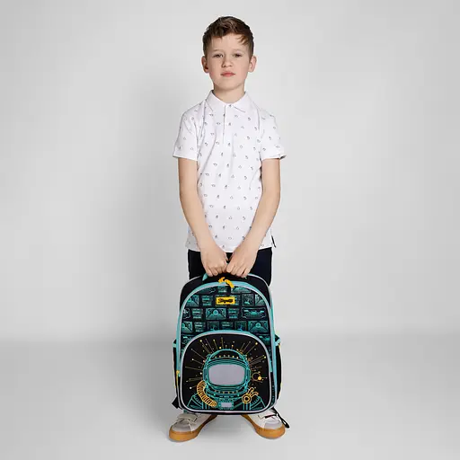 Школьный рюкзак 1Вересня полукаркасный S-97 Deep Space - фото 5