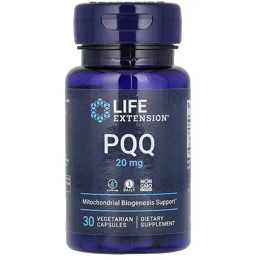 Пірролохінолінхінон Life Extension PQQ 20 мг 30 вегетаріанських капсул