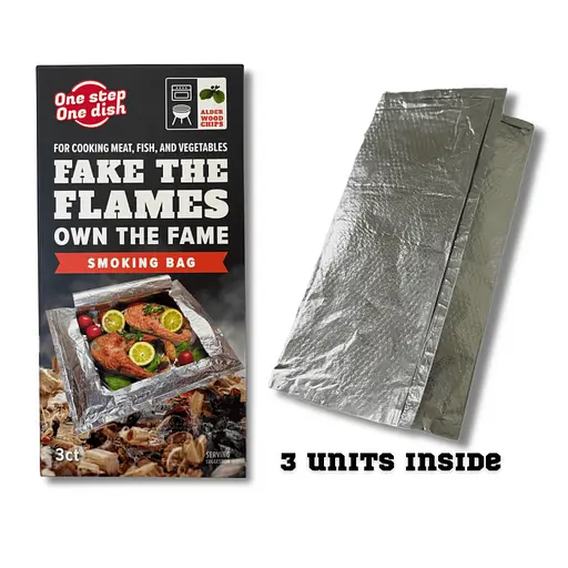 Пакет для копчення та запікання на щепі Вільхи OneStepOneDish! LIMITED — лімітована партія для гурманів - фото 6