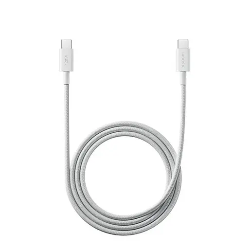 Кабель Xiaomi Braided 6A Type-C -Type-C 1 м (BHR087KGL) белый