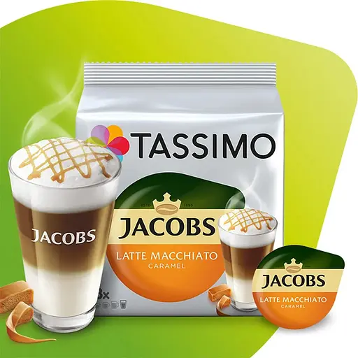 Кофе в капсулах Tassimo Jacobs Latte Macchiato Caramel 8 шт. - фото 6