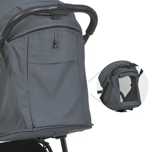 Прогулочная коляска-книга Bambi M 4249-2 Gray Matt - фото 6