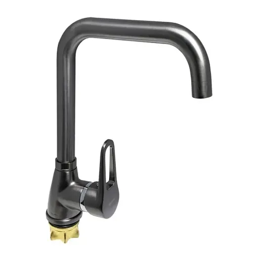 Смеситель для кухни Zegor SOP4-A045MG однорычажный Графитовый 30412 - фото 1