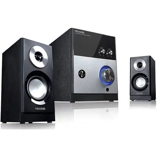 Microlab Акустическая система M-880 2.1, 59W, mini-jack, черный