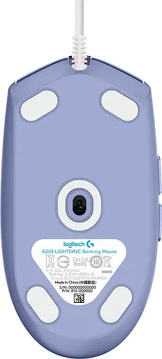 Миша комп'ютерна Logitech G203 Gaming Lightsync RGB Lilac (910-005851) - фото 4