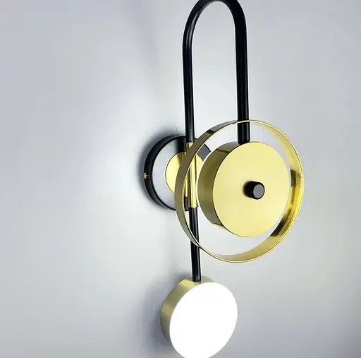 Сучасне бра Арт. BD 8886 BK+AB Line F - фото 9