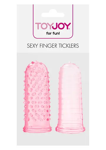 Насадка на палець Toy Joy Sexy Finger Ticklers 2 шт. рожевий - фото 2