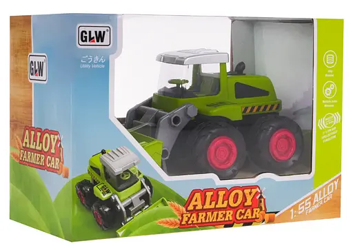 Бульдозер-навантажувач дитячий Ramiz 1:55 з рухомим ковшем - фото 6