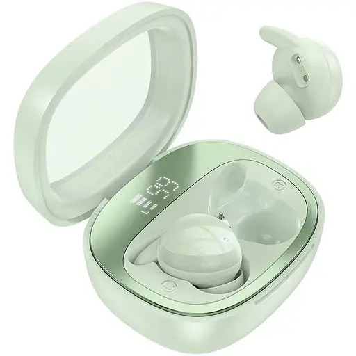 Навушники Hoco EW65 Shadow true wireless sleep BT headset, BT5.3, 30mAh, 500mAh, 4h, green