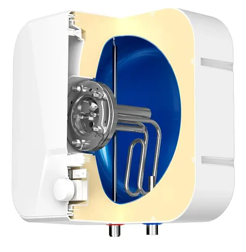 Водонагреватель электрический Aquatronic, 1500 Вт, мокрый ТЭН, 10 л над мойкой вертикальный, квадратный, белый (Compact WO1015 C2M) - фото 4