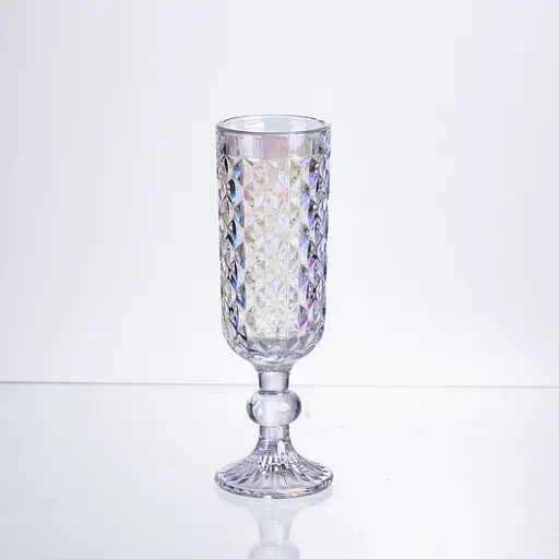 Набор бокалов для шампанского 6 штук по 160 мл rainbow HP-19-252 бокал прозрачный для игристых вин Yiwu HP-19-252 - фото 3