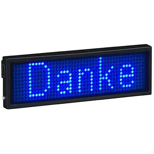 Світлодіодний бейдж - G1144-синій