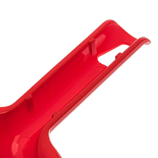 Совок пластиковый для мусора с резиновой насадкой 33 см, Господар Красный 85994 - фото 6