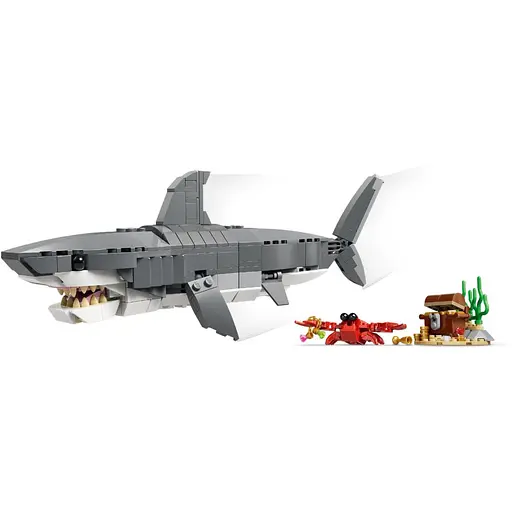 Конструктор LEGO Creator Злісна акула і скриня зі скарбами 379 деталей (31381). - фото 3