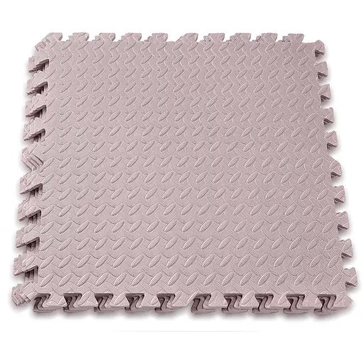 Татами мат EasyFit SwallowTail (60х60 см) пазл ласточкин хвост бежевый (EF-1950-BGE) - фото 1