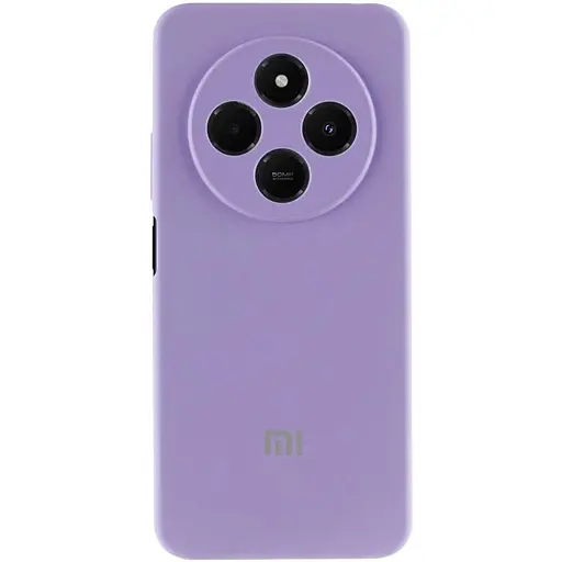 Чехол Lakshmi Silicone Cover Full Camera AA с логотипом для Xiaomi Redmi 14C/Poco C75 Лиловый/Dasheen - фото 1