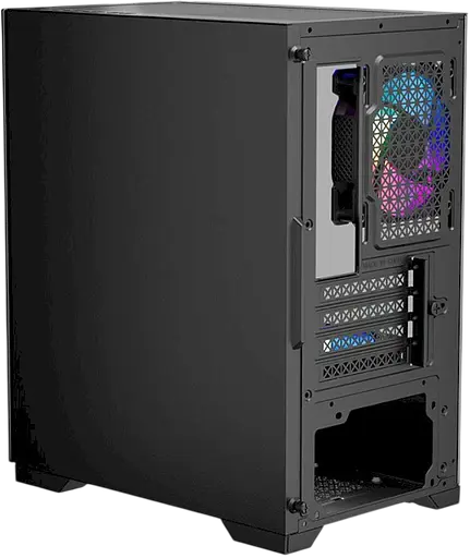 Корпус 1stPlayer X2-M-BK-4F7 ARGB Black - фото 5